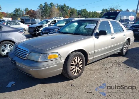 2004 Ford Crown Victoria Lx из США, поврежденный, VIN 2FAFP74W74X158488